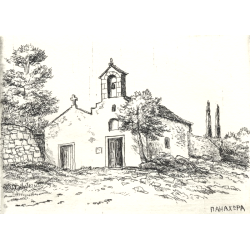 763 Palaiochora - Ort der Stille 8x11cm