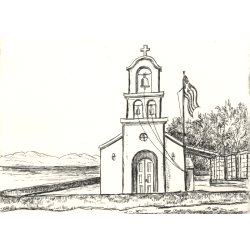 766 Agioi Anargyroi (griechische Kapelle) 8x11cm