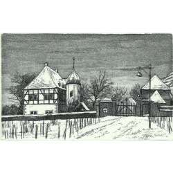 108 Hofl&ouml;&szlig;nitz im Schnee 8x13cm
