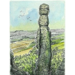 251 S&auml;chsische Schweiz Barbarine 7,5x10cm