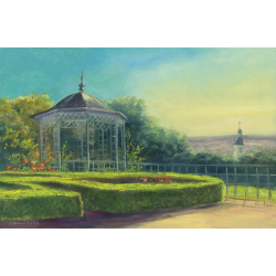 Helles Licht im Schlo&szlig;garten Waldenburg