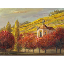 Herbstleuchten an der Belvedere Radebeul