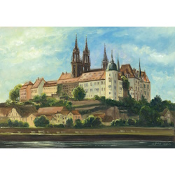 Meissen, Blick auf die Albrechtsburg